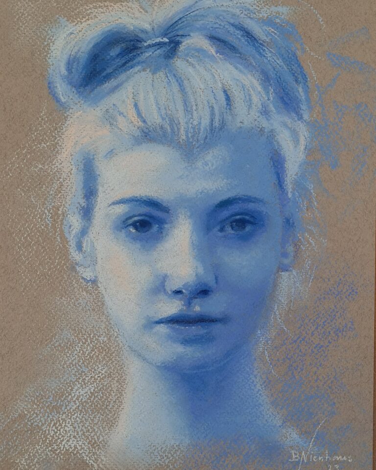 Blue lady